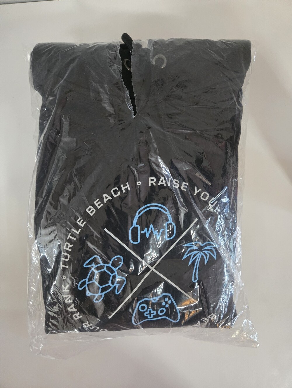Turtle Beach Gaming Black Graphic Pullover Hoodie - Size Medium - NEW!